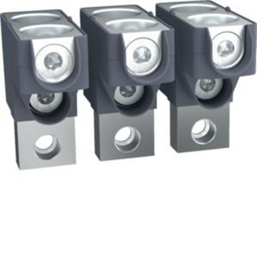 Doos a 3st. Externe kabelklem Cu/Al 2x 35-300mm² h3+P630 3P