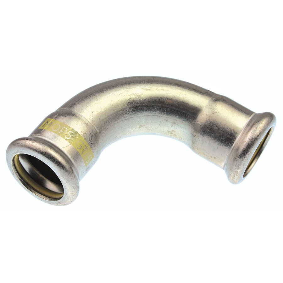 Bochtkoppeling 90° Xpress RVS 316L gas 22x22mm R2708G VVE=10