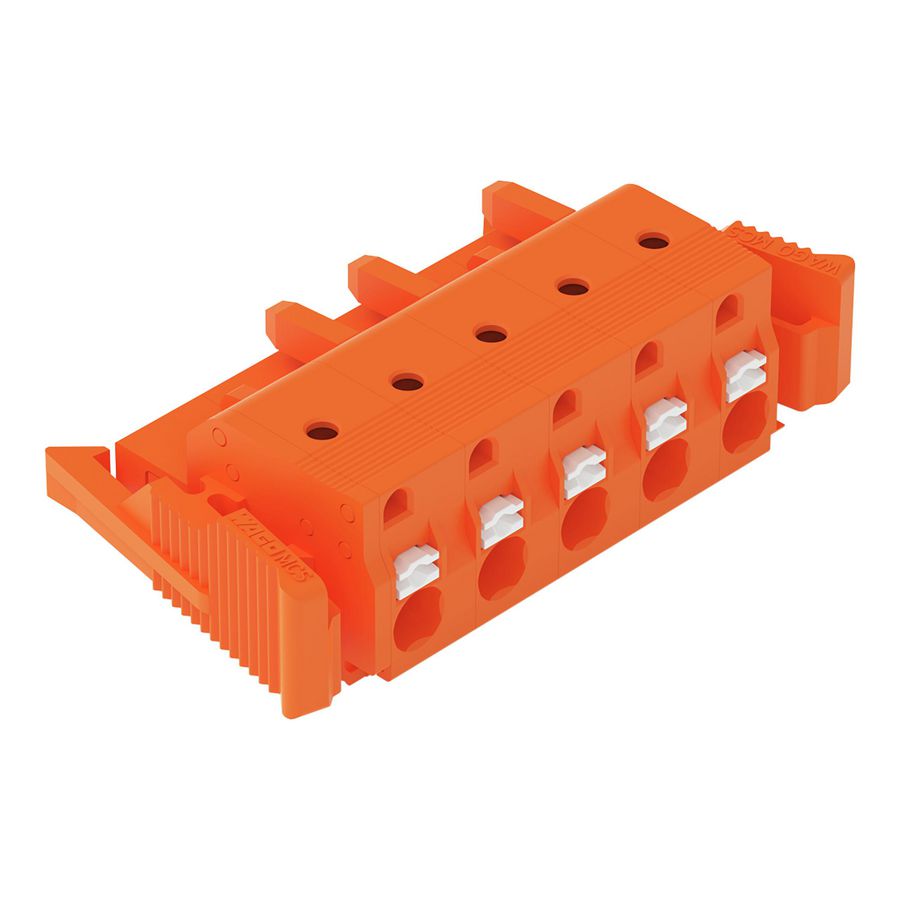 1-draads FE steker Druk oranje 2231-705/037-000 VVE=50