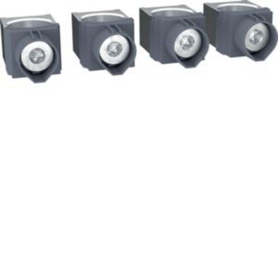 Doos a 4st. Kabelklem Cu/Al 1x 35-300mm² h3+ P630 4P