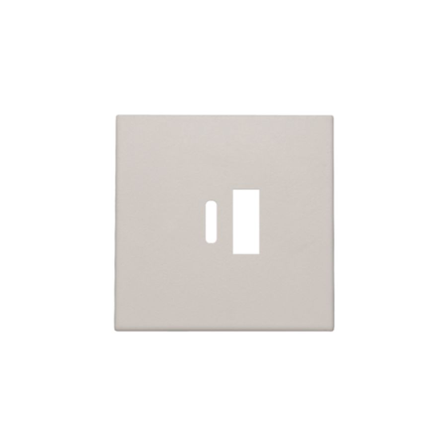 Afwerkingsset dubbele smart USB-A-/USB-C-lader light grey