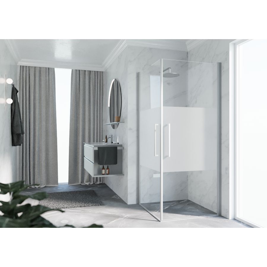 Hoekinstap YPLUS2G 1010-1030x2000mm matchroom band satin