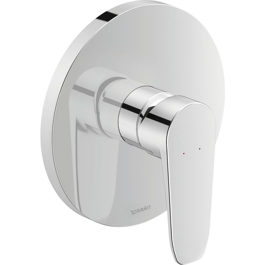 Eenhendeldouchemengkraan inbw. F-Set chroom zonder omstel B.1 KWC