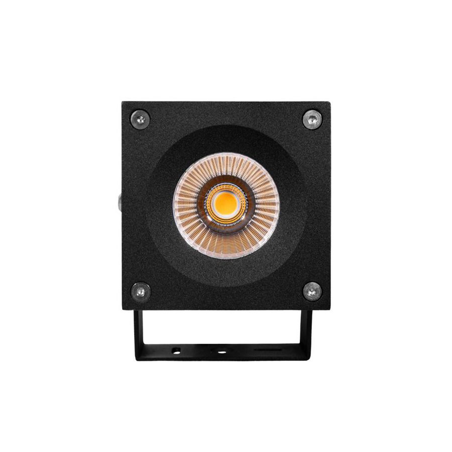 Tuinspot 123x79x79mm 40° 10W zwart 3000K dimbaar