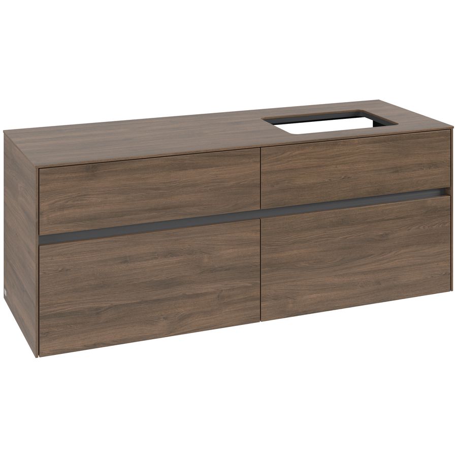 Wastafelonderkast Collaro 1400x548x500mm Ariz.Oak C11800VH