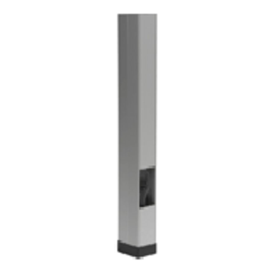 Energiezuil MZ-6 + dubbel L3280 RAL9010