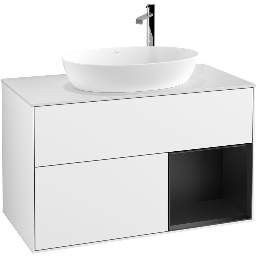 Wastafelonderkast Finion 1000x603x501mm G.White.L G901PDGF