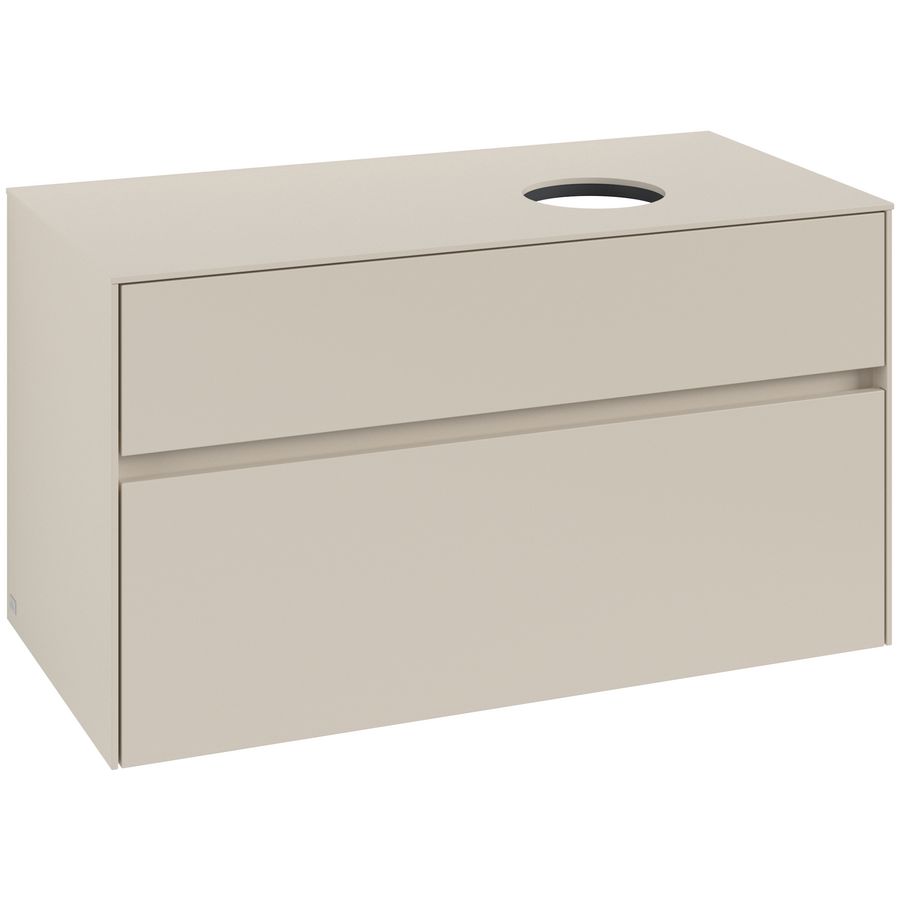 Wastafelonderkast Collaro 1000x548x500mm Cashmere Grey C040B0VN