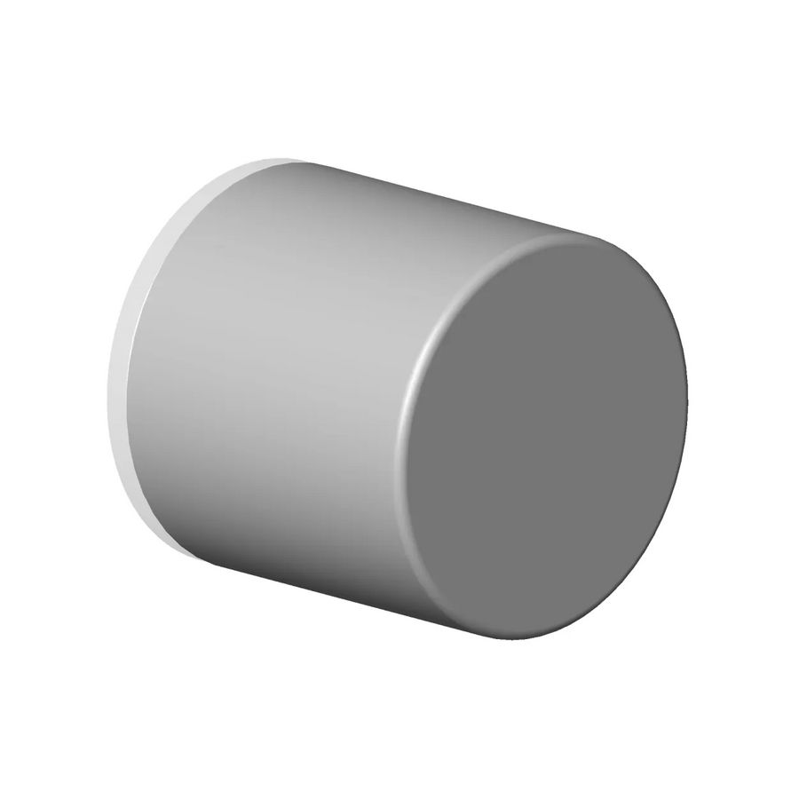 Greep 29x29mm Dark Platinum geborsteld 04281015500-99