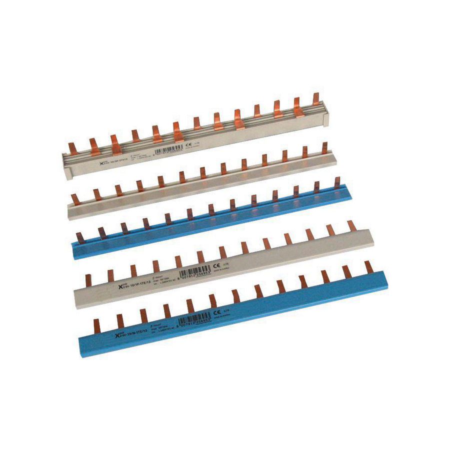 Kamrail Z-SV Pen 10mm² 50A 1P PLN grijs recht 13TE