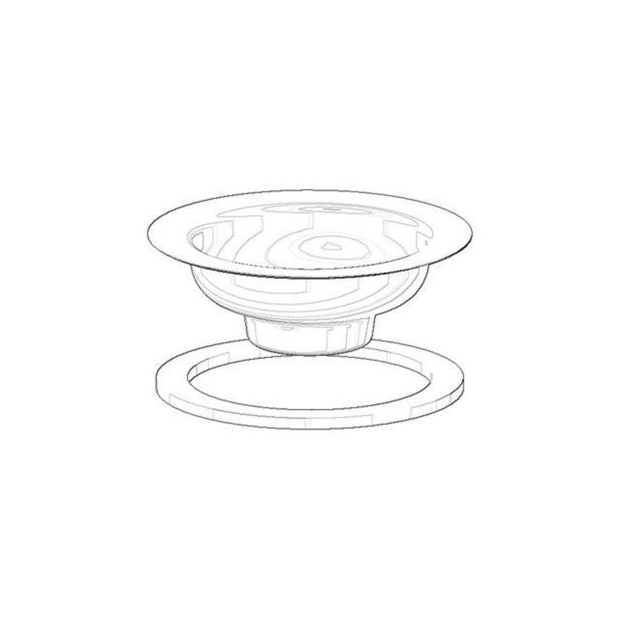 Afvoer. RVS geborsteld 04178500500-86