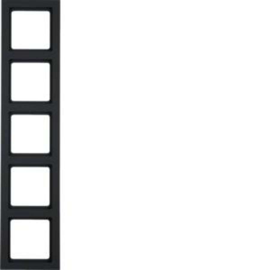 Afdekraam 5-v berker Q.3 antraciet soft-finish