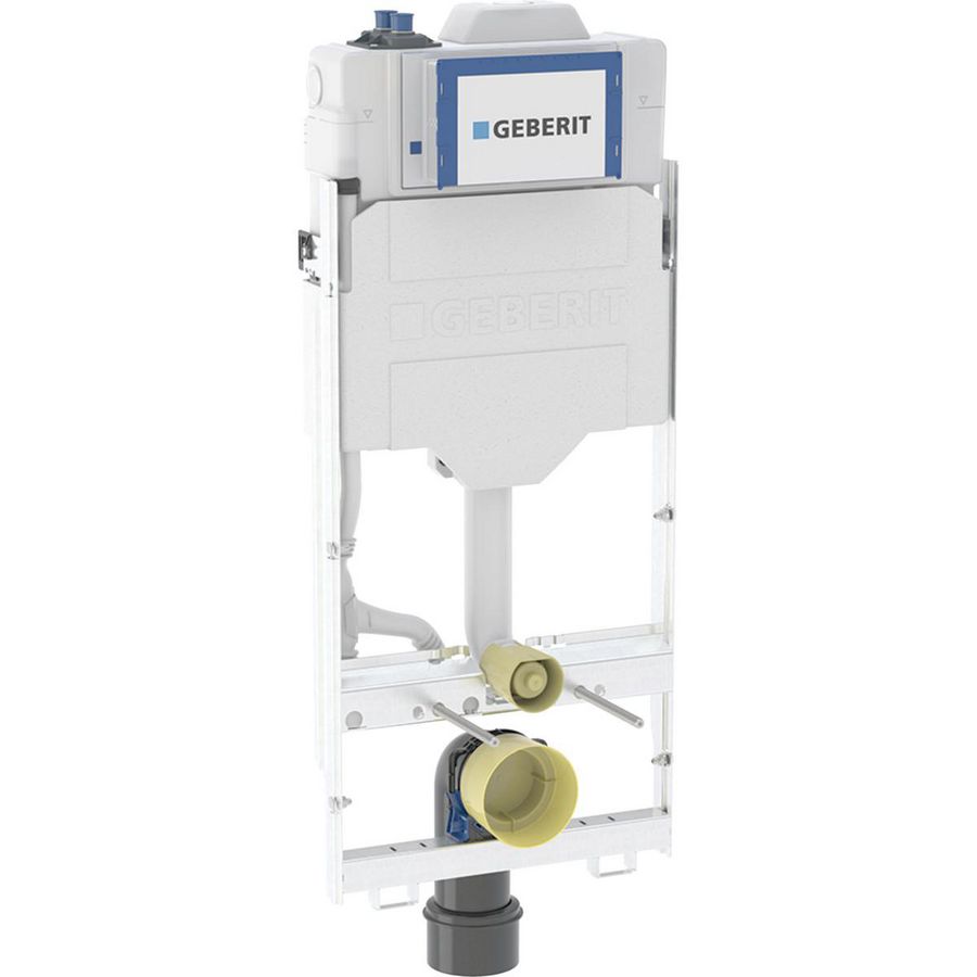 GIS element tbv wandcloset 125cm met Sigma inbouwreservoir 12cm met HS30 hygiënespoeling 2 wateraansluitingen