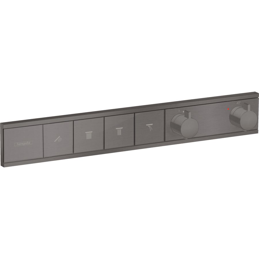 Afbouwdeel inbouwthermostaat RainSelect 4 functies 18,5l/min. brushed black chrome