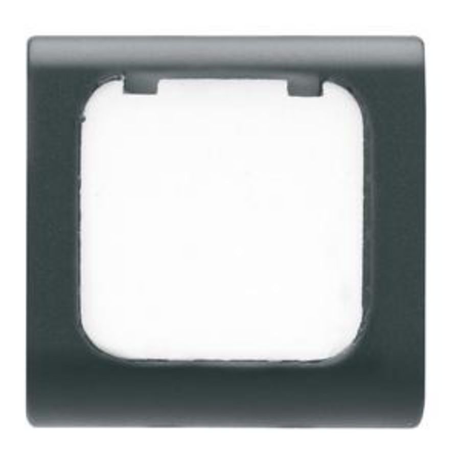 INTERCHANGEABLE BUTTON KEY-22X22mm-WITH LABEL-SATIN BL VVE=4