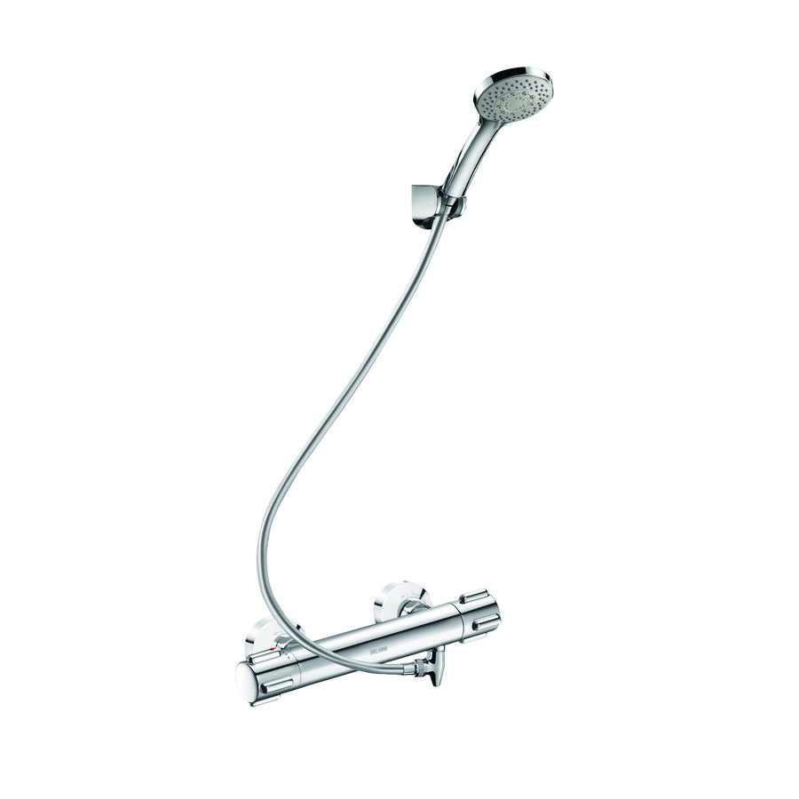 Doucheset + leegloop thermostatische mengkraan H9739 S/C kop