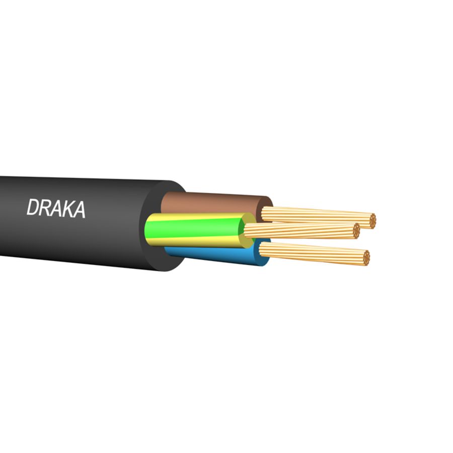 Doos a 100m. H05RR-F bk# 5G1,5mm²