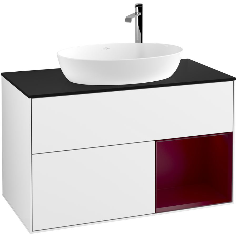 Wastafelonderkast Finion 1000x603x501mm G.White.L G902HBGF