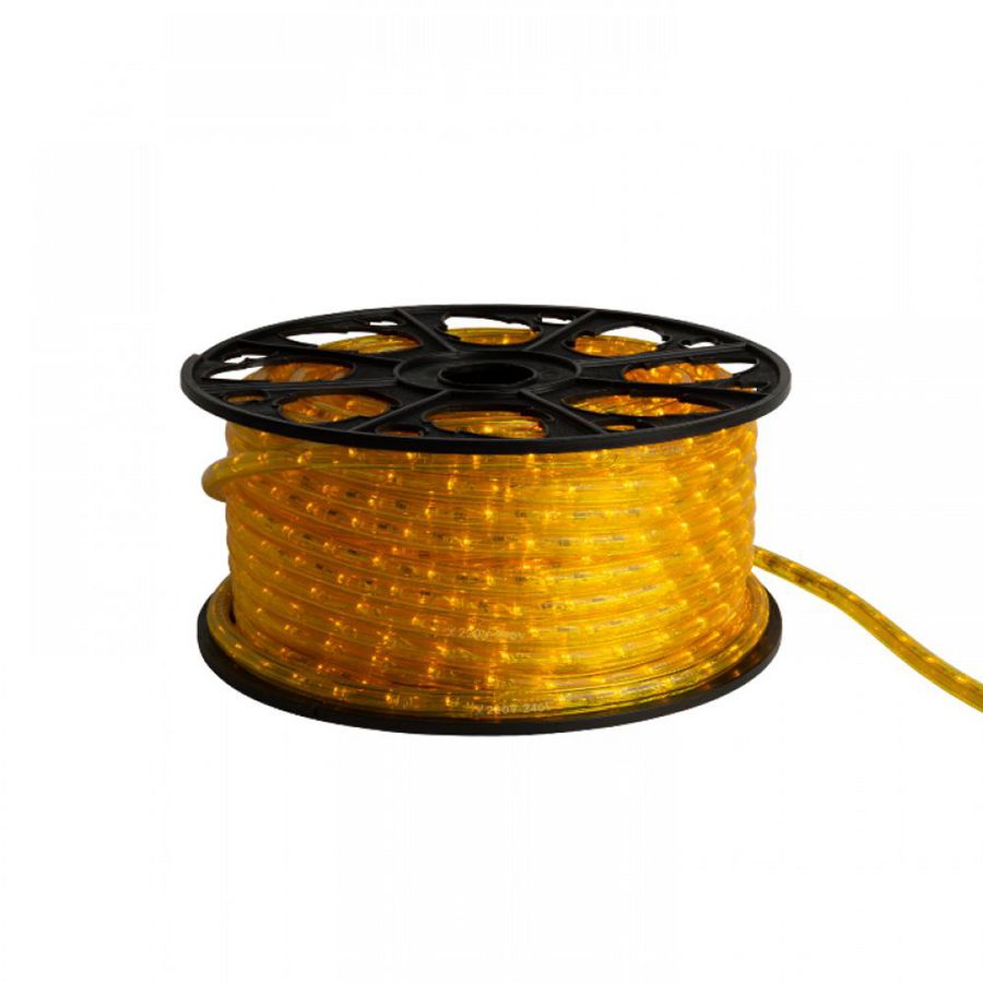 Lichtslang LED 230V horizon L=50mtr. . PVC geel