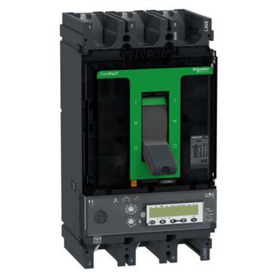Vermogenschakelaar NSX630R 200kA AC 3P 500A 6.3E ComPact