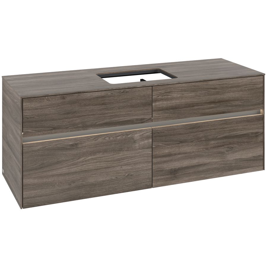 Wastafelonderkast Collaro 1400x548x500mm Sto.Oak C116B0RK