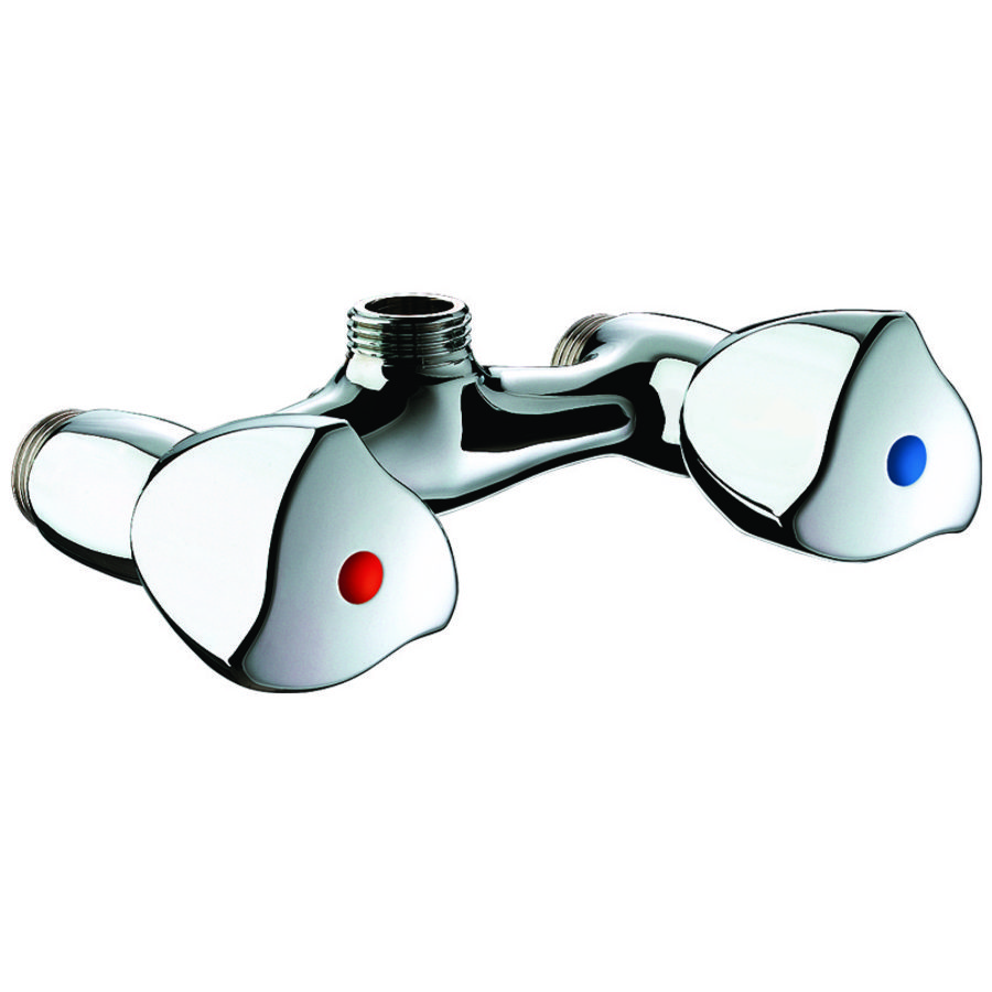 Douchemengkraan muurmodel M1/2" hartafstand 80mm