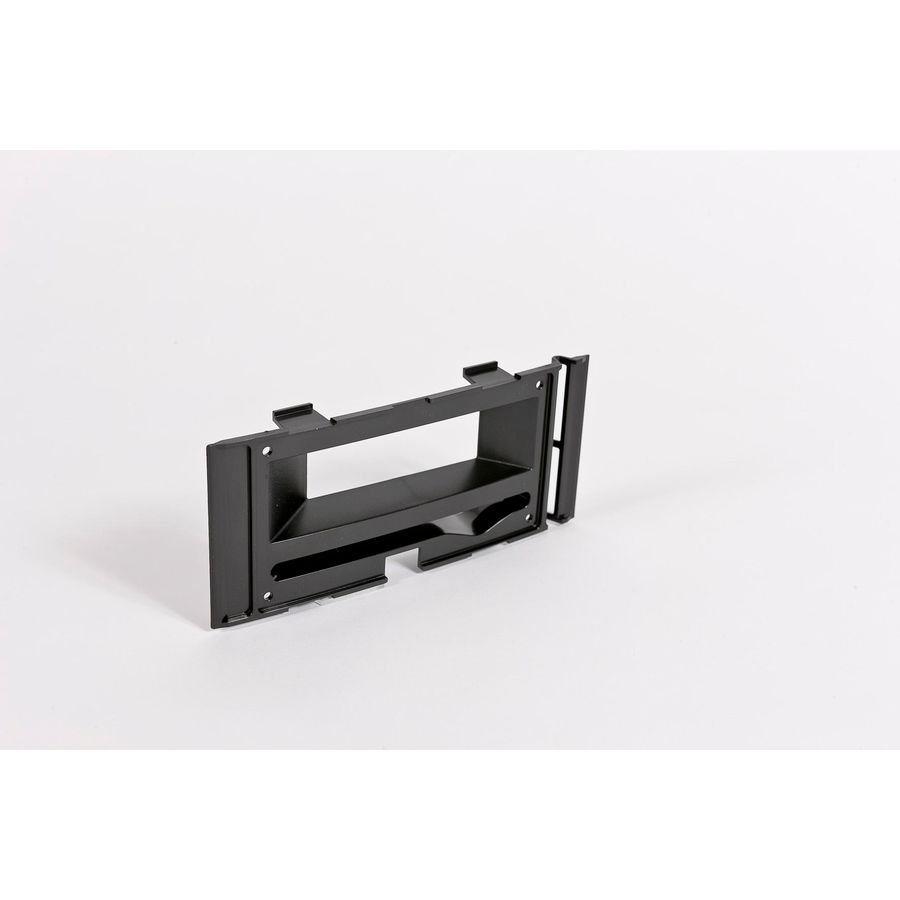 Kunststof deur paneel zwart (alu), basis module
