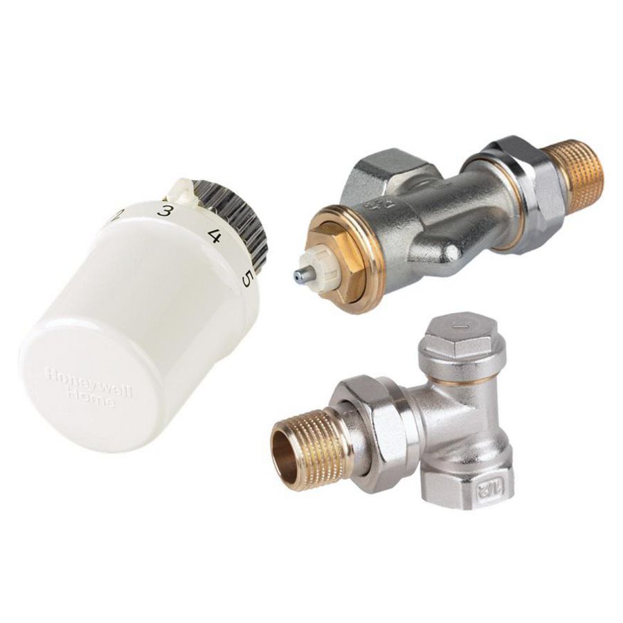 Radiatorset DN15 Haaks ver.: T3019W0 +V2000ASX15+V2420E0015