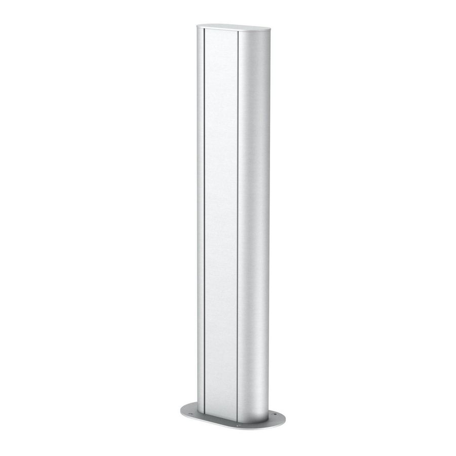 Mediazuil vloer 675x146x65 Aluminium eloxiert