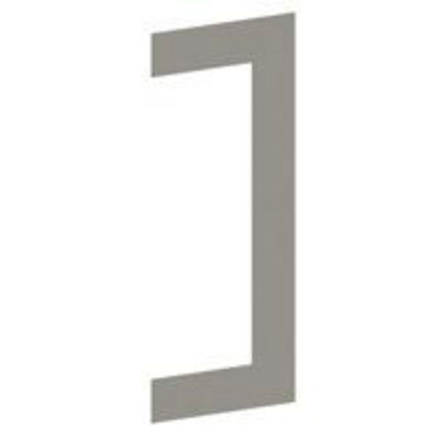 Flensplaat 170x63 RAL9010