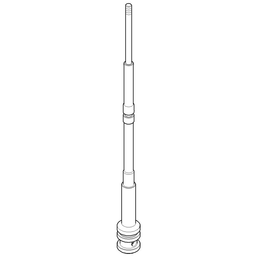 Trekstang v. omst. 15x193mm chr