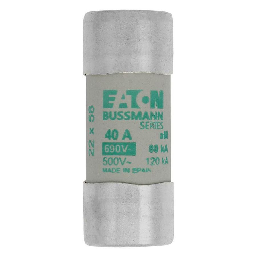Zekering laagspanning 40A AC 690V 22x58mm aM IEC VVE=10