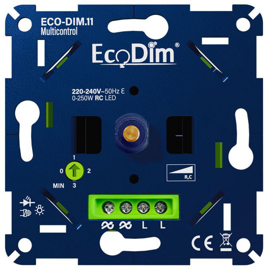 LED dimmer 0-250W RC 11 multicontrol fase afsnijding