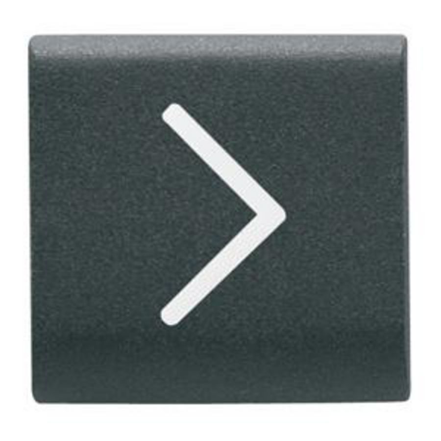 UITWISSELBARE DRUKKNOP-22 X 22 mm-HORIZONTAAL PIJLTJE- VVE=4