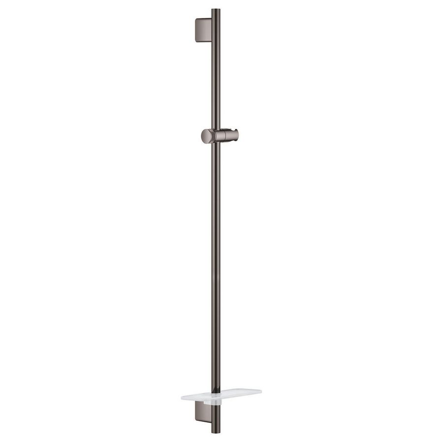 Glijstang rainshower incl. zeepschaal 90cm hard graphite (donker grijs)