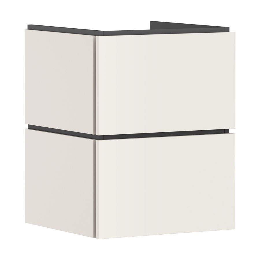 Badmeubel Xilesa E 480/470+2 lades fontein Sand Matt Beige