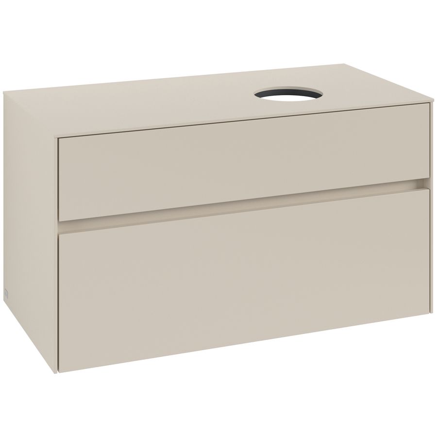 Wastafelonderkast Collaro 1000x548x500mm Cashmere Grey C04000VN