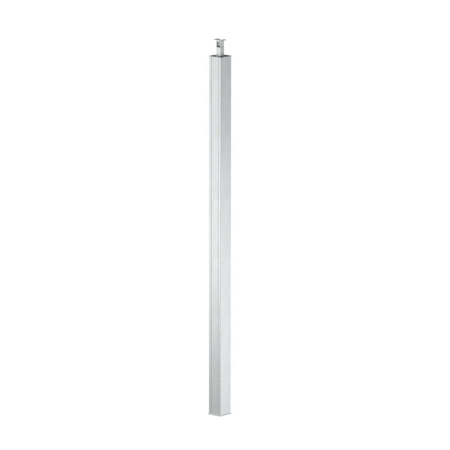 Mediazuil vloer/plafond 3000x130x130 Aluminium eloxiert