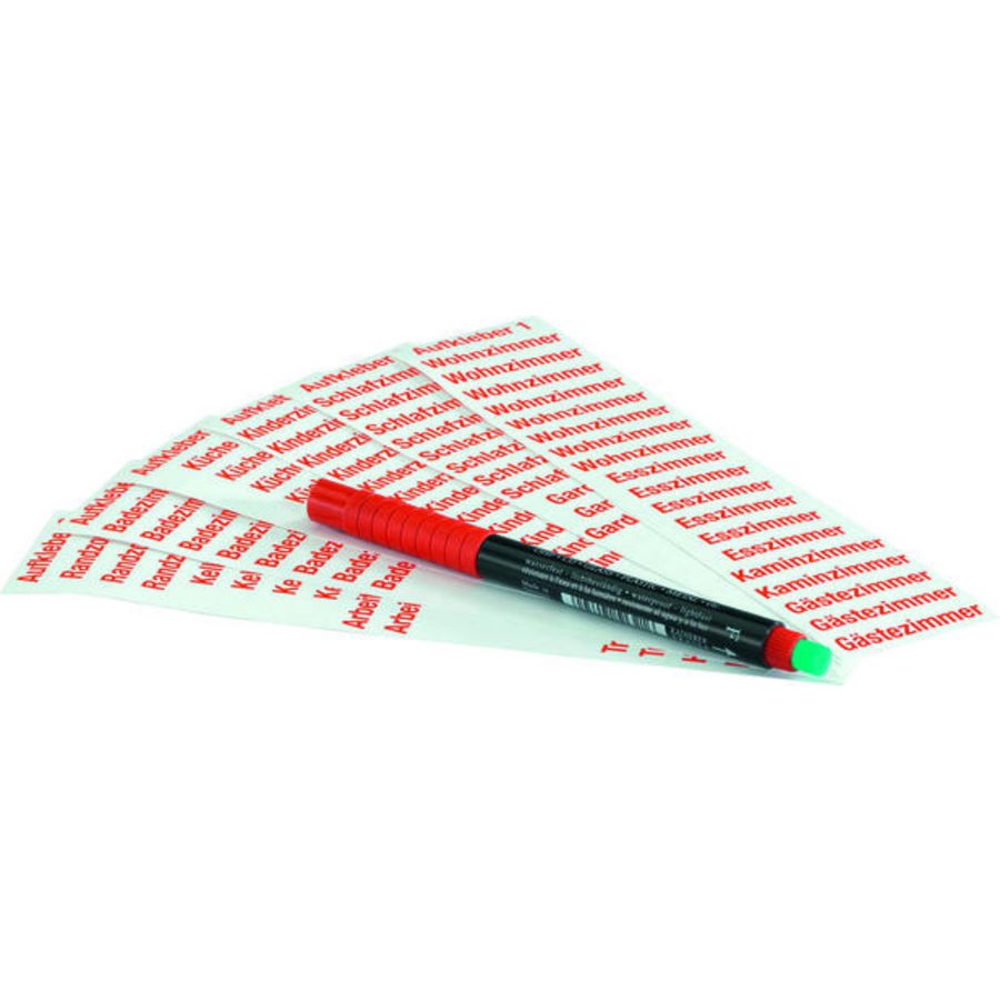 Vario benamingssticker 47x10mm