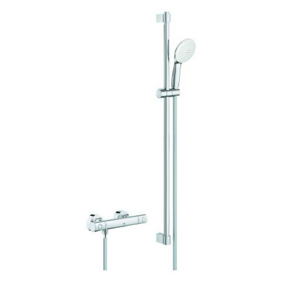 Grohtherm 800 Cosmopolitan Comfortset 900mm 8,0L/min. chroom incl. s-koppelingen (prof)