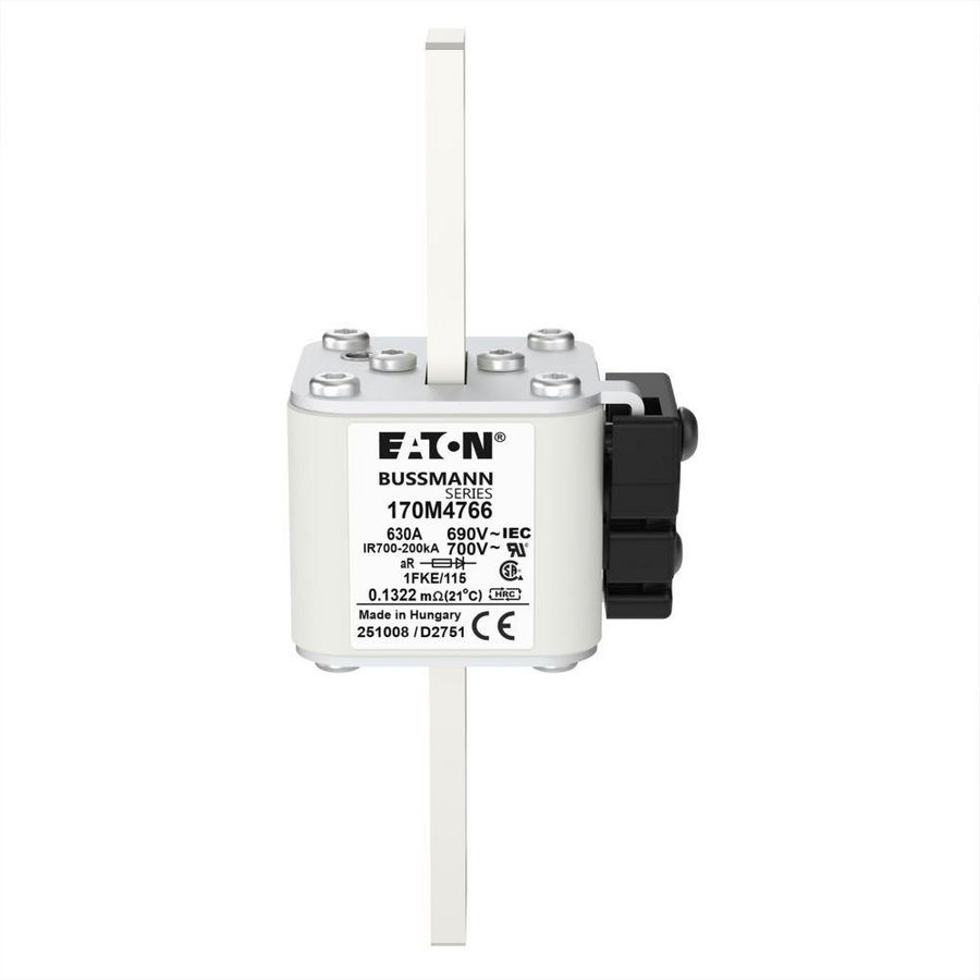Zekering hoge snelheid 630A AC 690V size 1 53x69x136mm aR