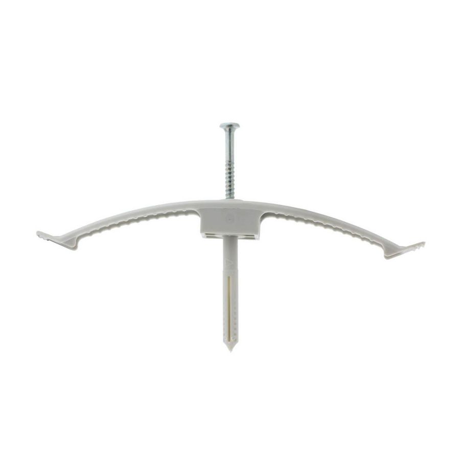 Doos a 25st. Kabelklembeugel 10 met slagplug grijs