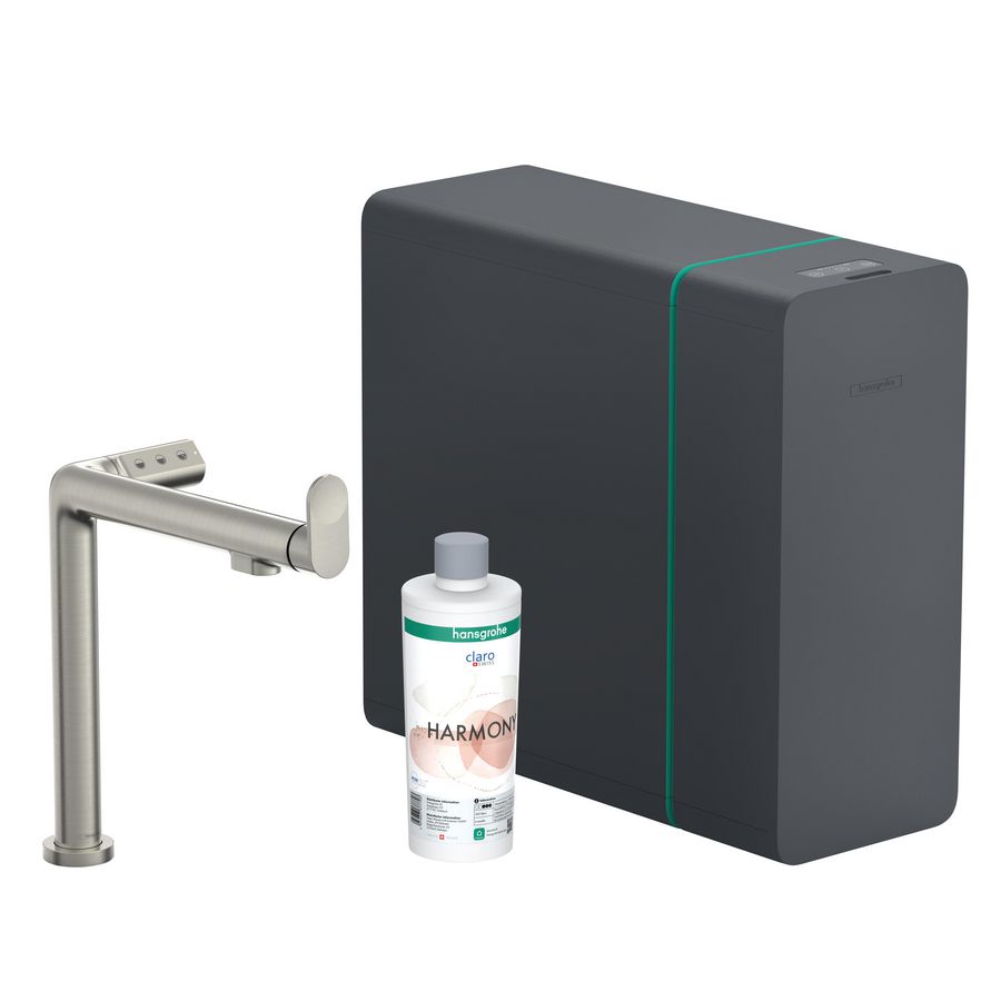 Aqittura M91 keukenkraan SodaSystem 240 1 straalsoort RVS look 76837800