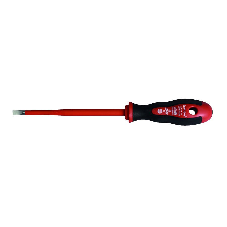 Schroevendraaier sleuf 6,5x1,2x150mm L 265mm 1000V 2C 102920