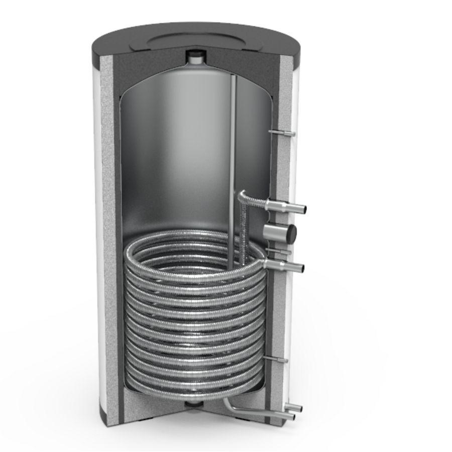 Zonneboilervat EQVAT 160€ 1WO-3S rvs