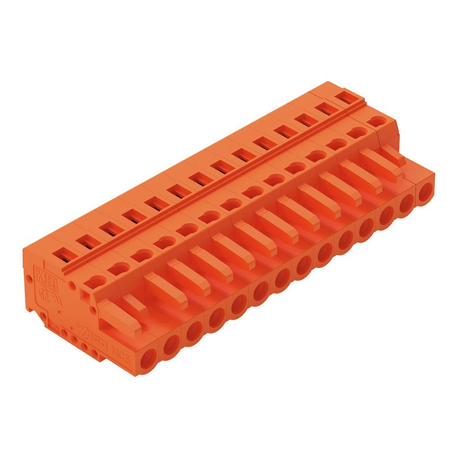 1-draads FE steker 2,5 mm² oranje 231-314/102-000 VVE=25