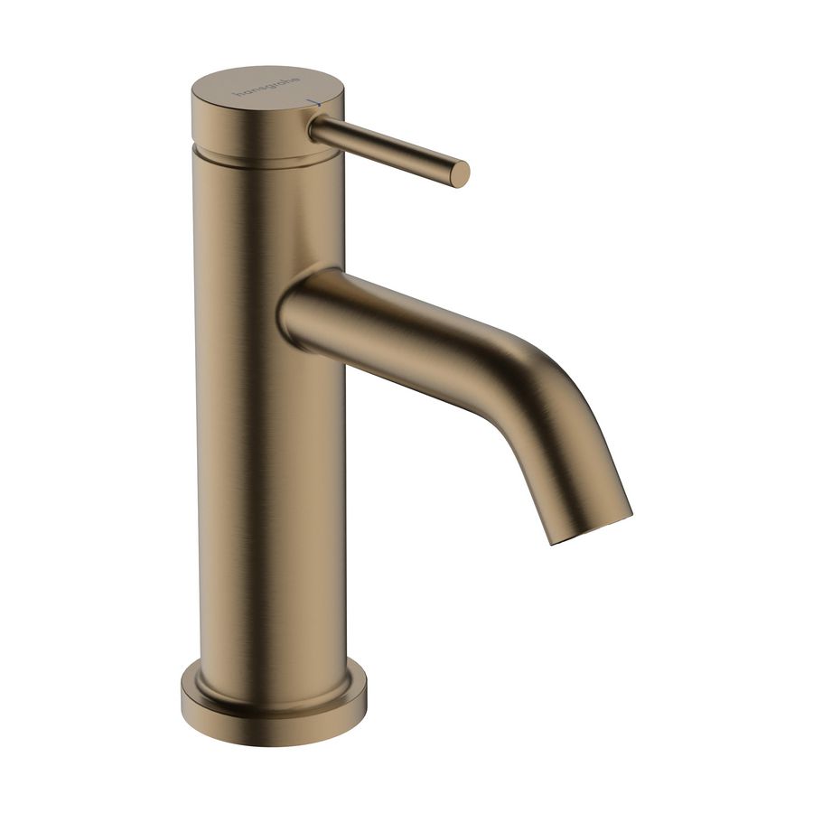 TECTURIS S 80 fonteinkraan rechte greep sprong 134mm Brushed Bronze met aansluitslang  3/8"