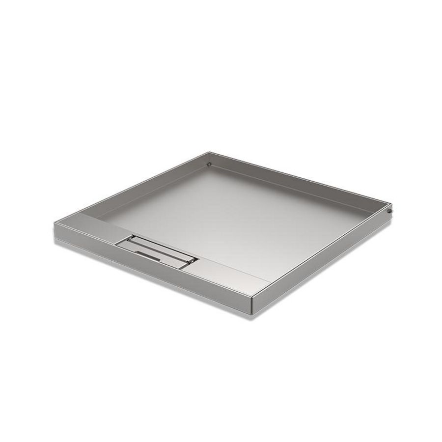 Klapdeksel RVS T15ZR geborsteld RVS inleg 15mm 246x246mm