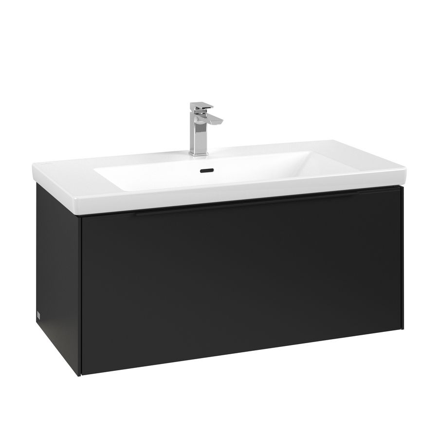 Wastafelonderkast Subway 3.0 973x429x478mm Volc. Black C569L1VL