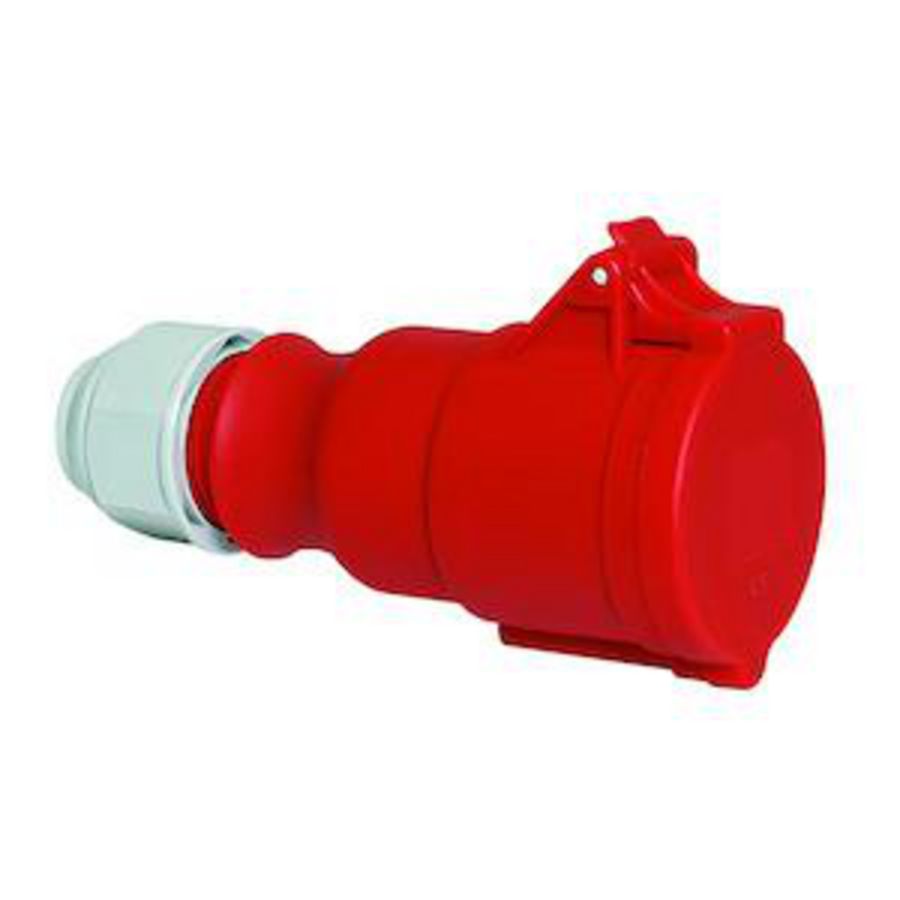 Koppelcontactst. 6h 32A 4P 400V IP44 MG TLS VVE=10